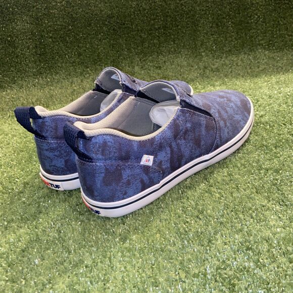 Xtratuf Men\'s Sharkbyte ECO Deck Shoes Blue Camo Size 11.5 Sneakers